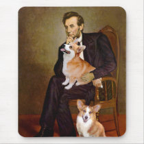 Lincoln - Pembroke Welsh Corgis (two) Mouse Pads