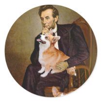 Lincoln - Pembroke Welsh Corgis (two) Stickers