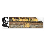 Lincoln President bumper sticker