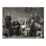 Lincoln Reading the Emancipation Proclamation Postcards