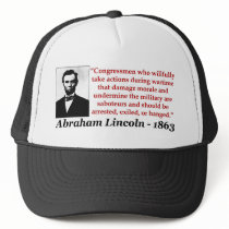 Lincoln: Saboteurs Should Be.... Mesh Hat