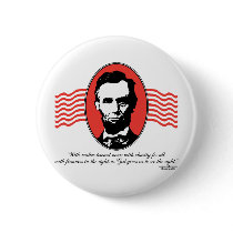 Lincoln Second Inaugural Address Quote Pin