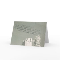 lincoln statue cards