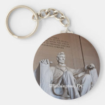 Lincoln Statue Keychain