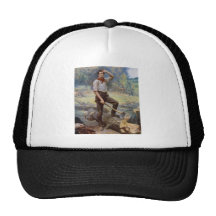 Lincoln the Rail Splitter by Jean L. Gerome Ferris Trucker Hat