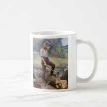 Lincoln the Rail Splitter by Jean L. Gerome Ferris Mug