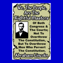 Lincoln: We The People! posters