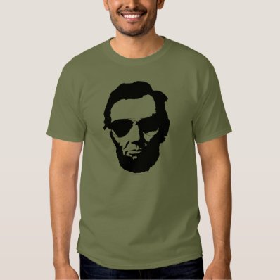Lincoln with Aviator Sunglasses - Black Tee Shirt