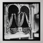 Lincoln's Box at the Ford Theater 1865 posters