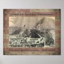 Lincoln's Funeral Procession - Customized Posters