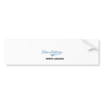 Lincolnton North Carolina City Classic Bumper Sticker