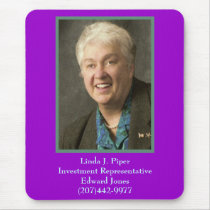 Linda, Linda J. PiperInvestment RepresentativeE... mousepads by smoshier Linda, Linda J. PiperInvestment RepresentativeE... mousepads