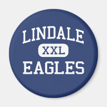 Lindale Eagles Middle School Lindale Texas Refrigerator Magnets