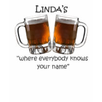 Linda's Place Beer Mug Babydoll T-shirt
