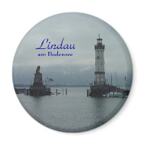 Lindau, Lindau, am Bodensee magnets by narudom Lindau, Lindau, am Bodensee magnets