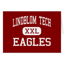Lindblom Tech - Eagles - High - Chicago Illinois Greeting Card