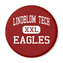 Lindblom Tech - Eagles - High - Chicago Illinois magnets by customteamsportswear Lindblom Tech - Eagles - High - Chicago Illinois magnets