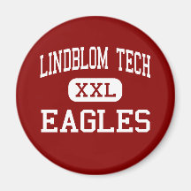 Lindblom Tech - Eagles - High - Chicago Illinois Fridge Magnets