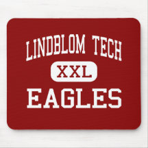 Lindblom Tech - Eagles - High - Chicago Illinois Mouse Pad