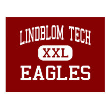 Lindblom Tech - Eagles - High - Chicago Illinois Post Cards