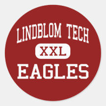 Lindblom Tech - Eagles - High - Chicago Illinois Sticker