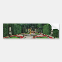Lindenhof Castle, Bavaria, Germany flowers Bumper Sticker