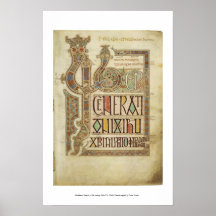 lindisfarne gospel pg. 27r print
