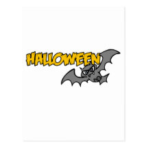 Lindo, "palo de Halloween " Postal