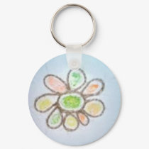 Lindsay Key Chain: original hand made flower keychains by lindsaydarcy Lindsay Key Chain: original hand made flower keychains