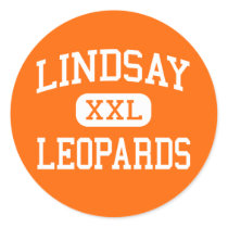 Lindsay - Leopards - High - Lindsay Oklahoma stickers by customteamsportswear Lindsay - Leopards - High - Lindsay Oklahoma stickers