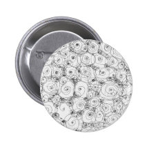 Line Art Pencil Sketch Design Draw Paper Fineart Pinback Buttons
