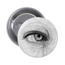 Line Art Pencil Sketch Design Draw Paper Fineart E Pinback Button
