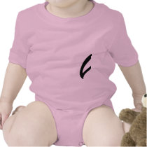 Line Circle Turtle 2-Sided Onesie T Shirts