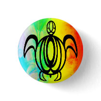 Line Circle Turtle Button