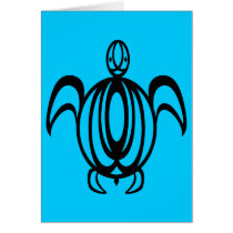 Line Circle Turtle Cards