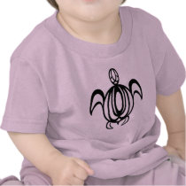 Line Circle Turtle Infant T-Shirts