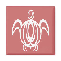 Line Circle Turtle Magnets