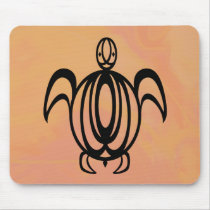 Line Circle Turtle Mousepad