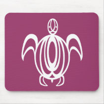 Line Circle Turtle Mousepad