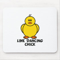 Line Dancing Chick mousepads by chicktshirts8 Line Dancing Chick mousepads