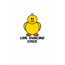 Line Dancing Chick t-shirts by chicktshirts8 Line Dancing Chick t-shirts