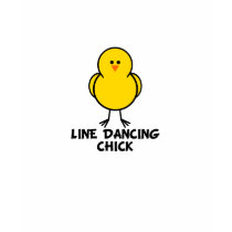 Line Dancing Chick t-shirts by chicktshirts8 Line Dancing Chick t-shirts