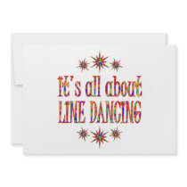 LINE DANCING PERSONALIZED INVITATION