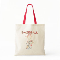 Line Drawing Baseball bags