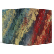 "Line in Time" Abstract Art Binder