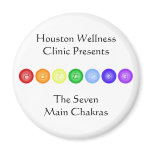 Line of 7 Chakras Fridge Magnet