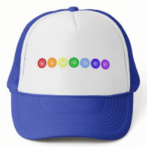 Line of 7 Chakras Trucker Hat