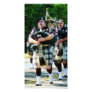 Line of Bagpipers Personalized Photo Card
