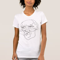 Line Portrait t-shirts