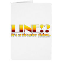 Line!? (Text Only) Cards